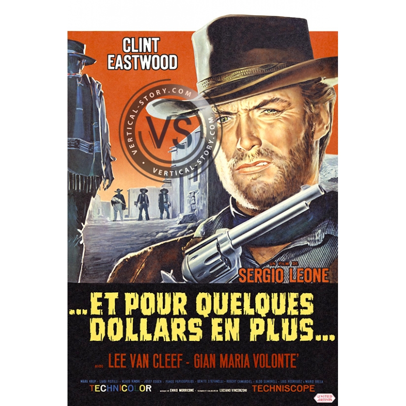 Affiche cinema Et pour quelques Dollars de plus 1965