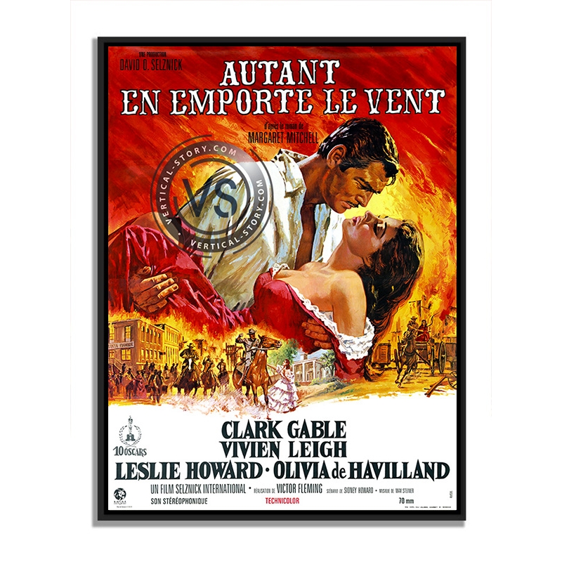 Affiche film Autant on emporte le vent - poster humour affiche film culte